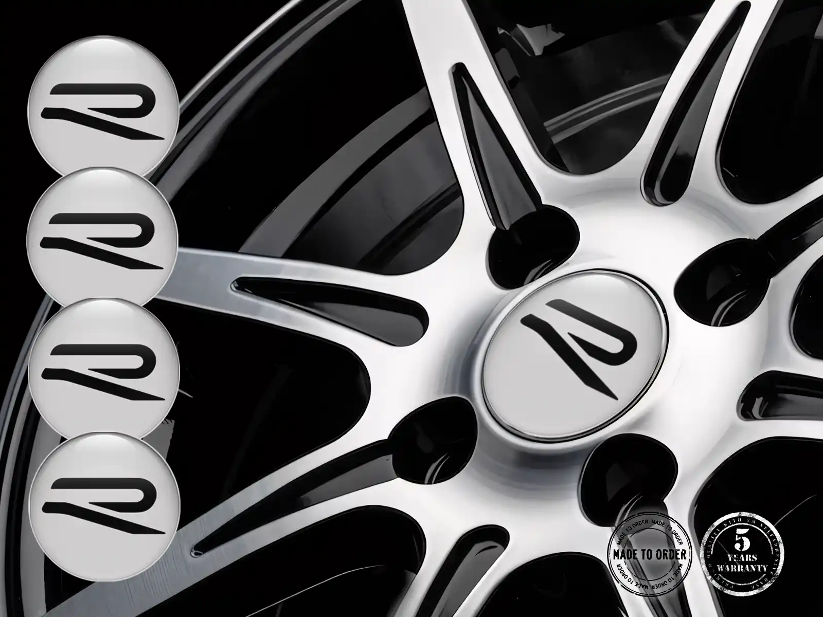 VW Wheel Decals Edition High-Quality Resin Stickers